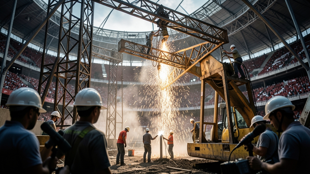 Avanzan las obras de techado y ampliación del Monumental: los detalles del proyecto